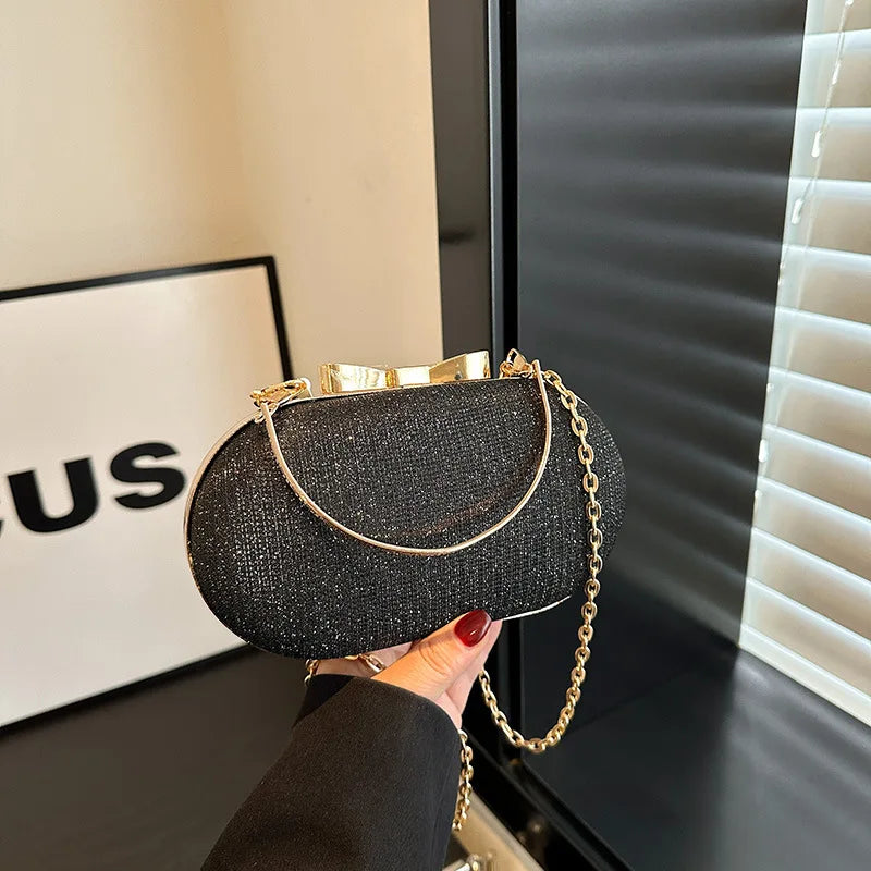 Elegant Sequined Chain Evening Bag – Women’s Party Handbag