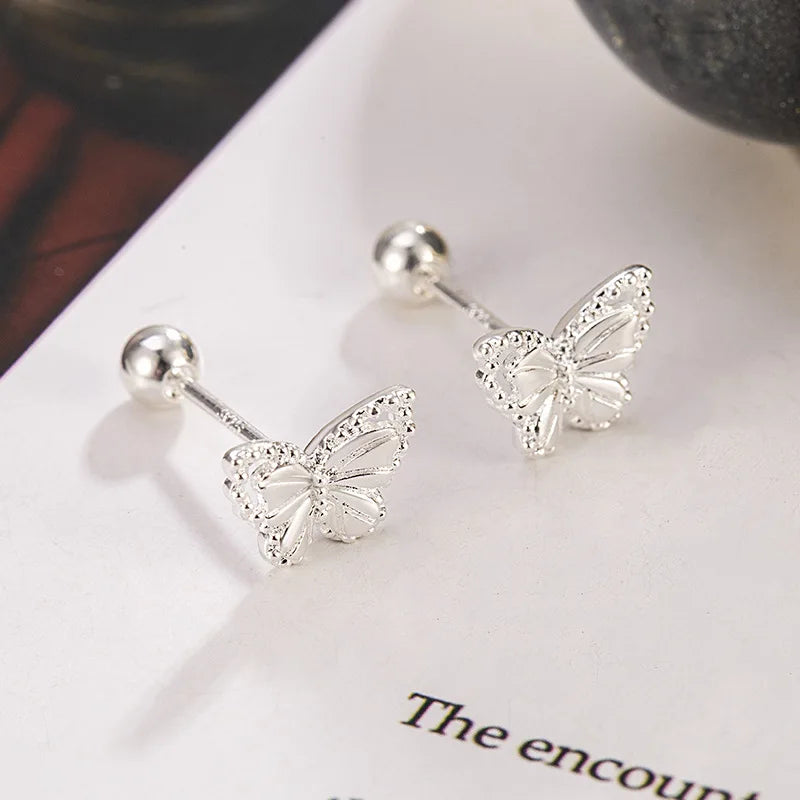 Noverlla™ Luxury Crystal Butterfly Stud Earrings | 925 Sterling Silver