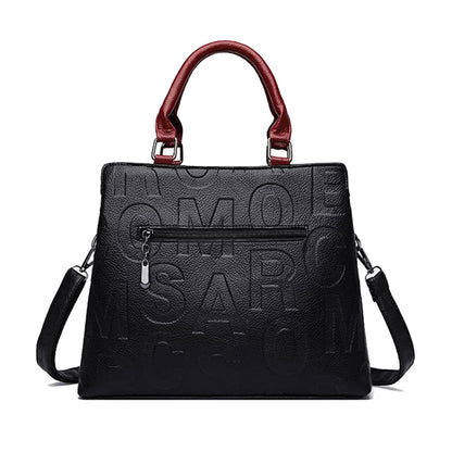 Noverlla™ Luxury Everyday Tote – Large Capacity PU Leather Crossbody Bag for Modern Women