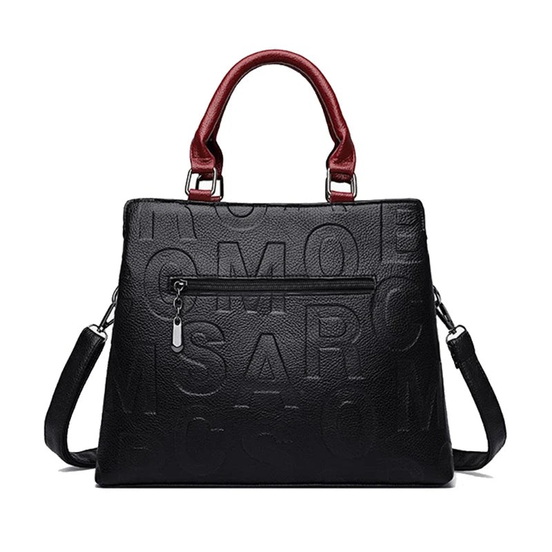 Noverlla™ Luxury Everyday Tote – Large Capacity PU Leather Crossbody Bag for Modern Women