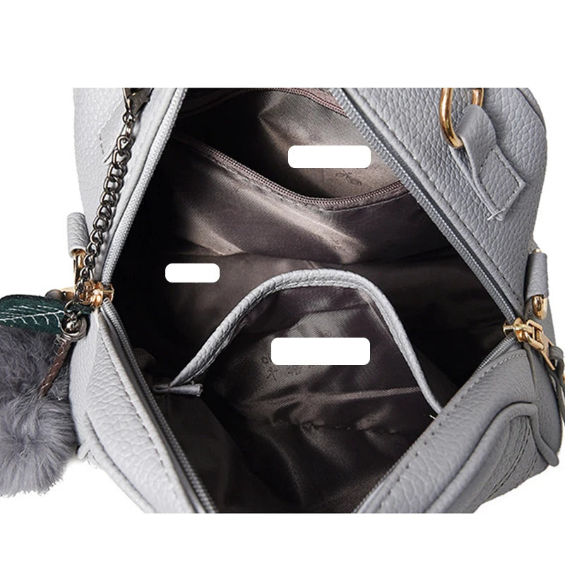 Luxury Women's Shoulder Bag – Embroidered Large Capacity Tote with Tassel