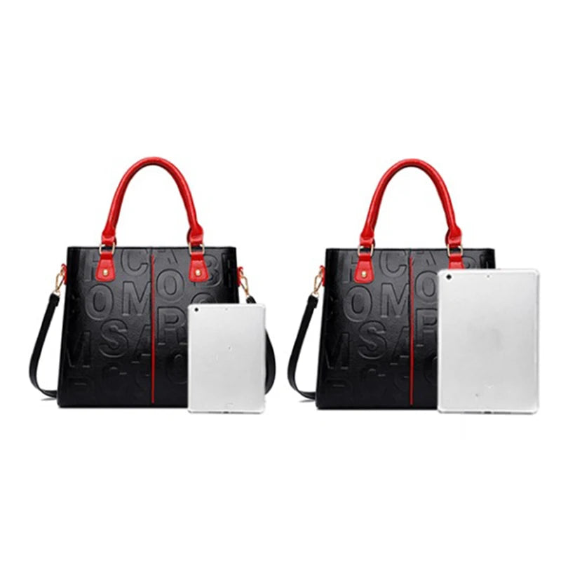 Noverlla™ Luxury Everyday Tote – Large Capacity PU Leather Crossbody Bag for Modern Women