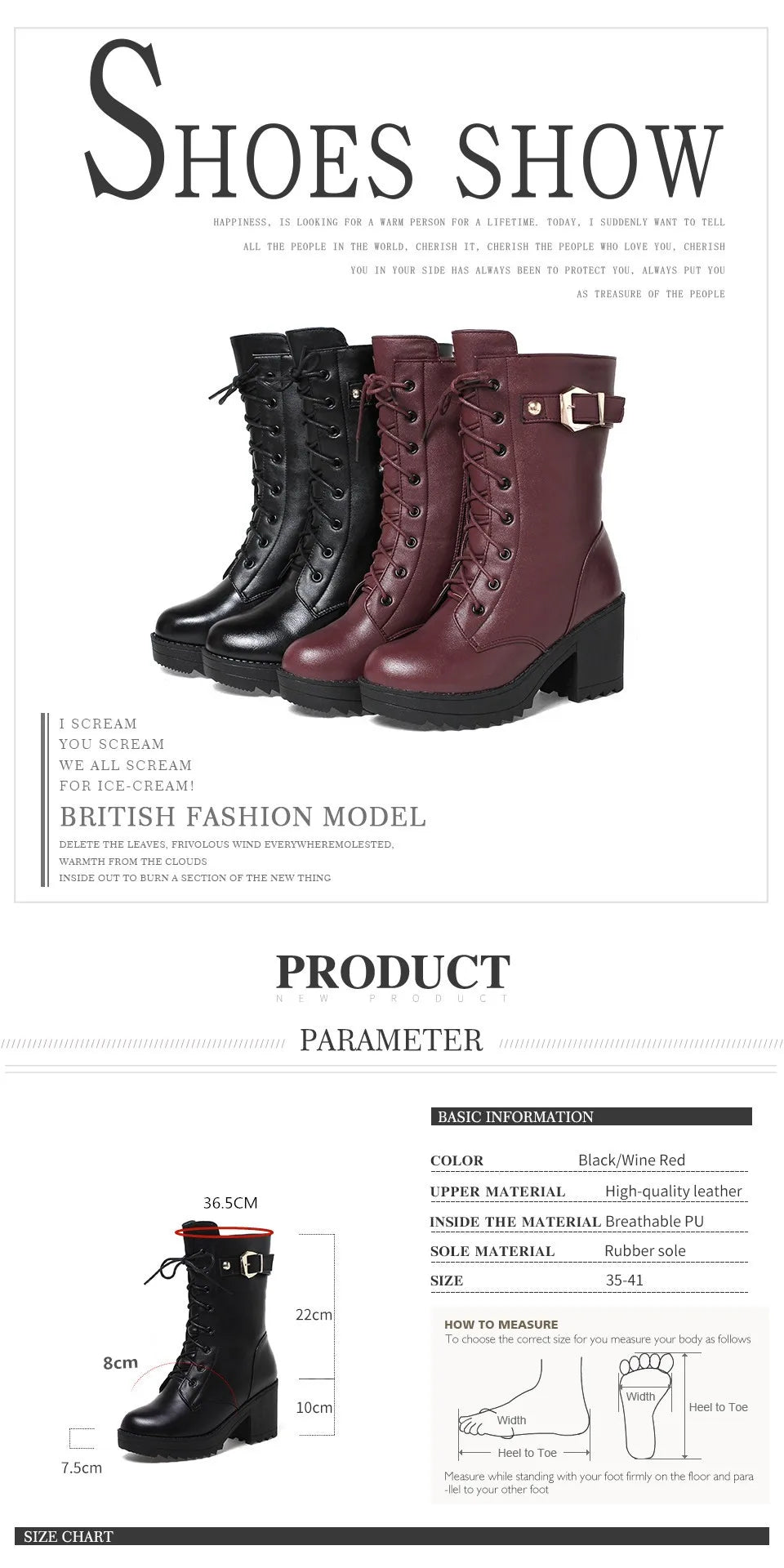 **Noverlla™ Premium Genuine Leather Women's Winter Snow Boots – Warm Wool Lined High-Heel Cold Weather Boots**