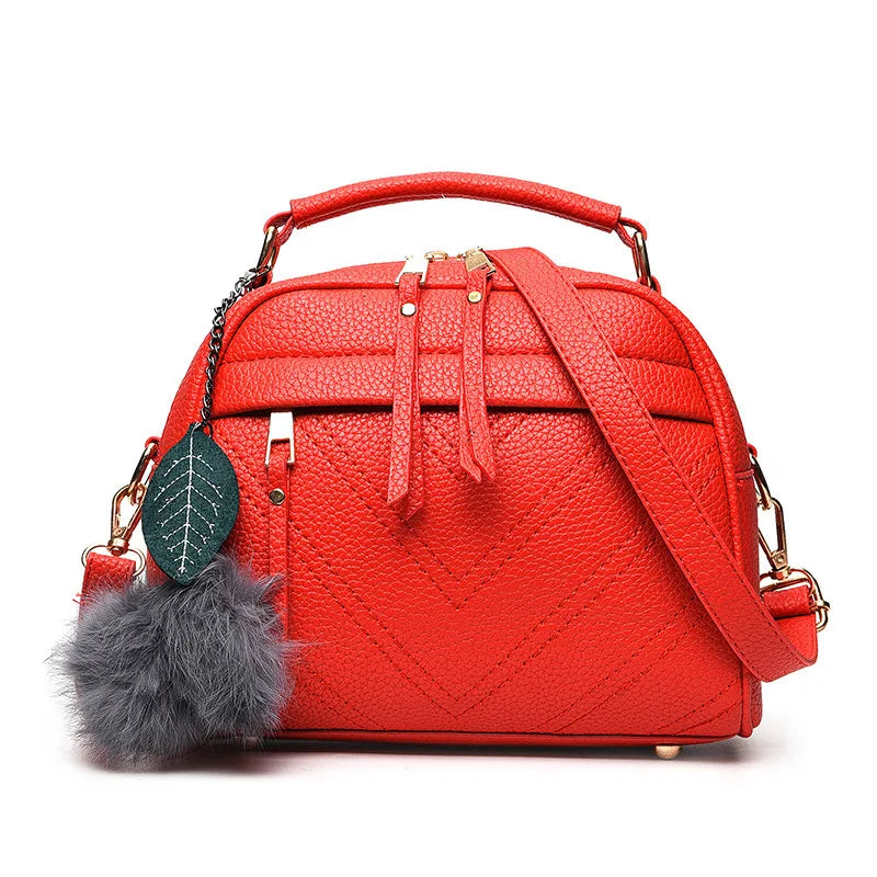 Luxury Women's Shoulder Bag – Embroidered Large Capacity Tote with Tassel