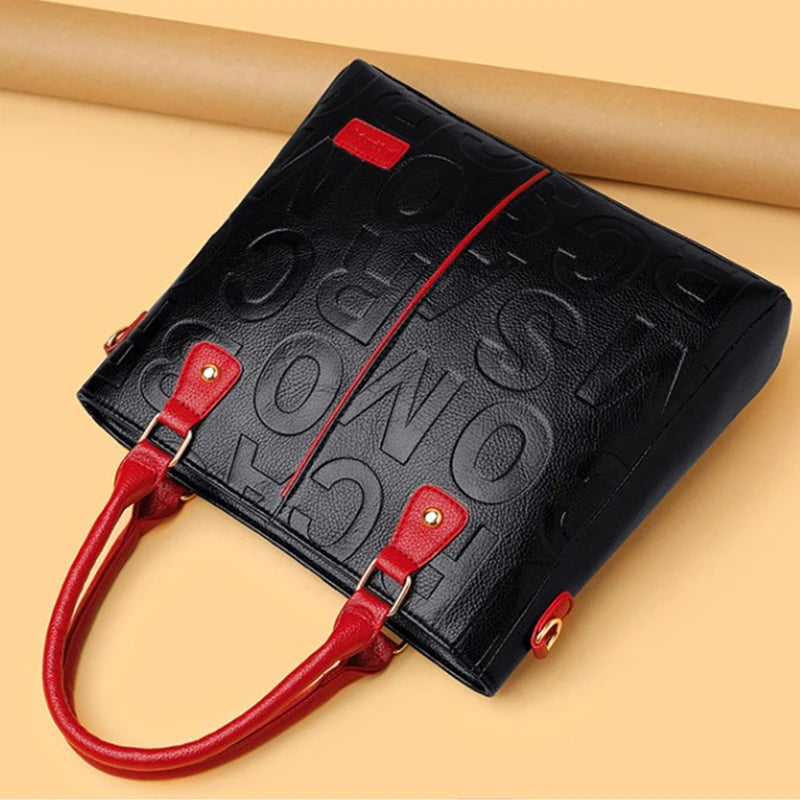 Noverlla™ Luxury Everyday Tote – Large Capacity PU Leather Crossbody Bag for Modern Women