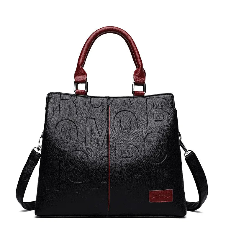 Noverlla™ Luxury Everyday Tote – Large Capacity PU Leather Crossbody Bag for Modern Women