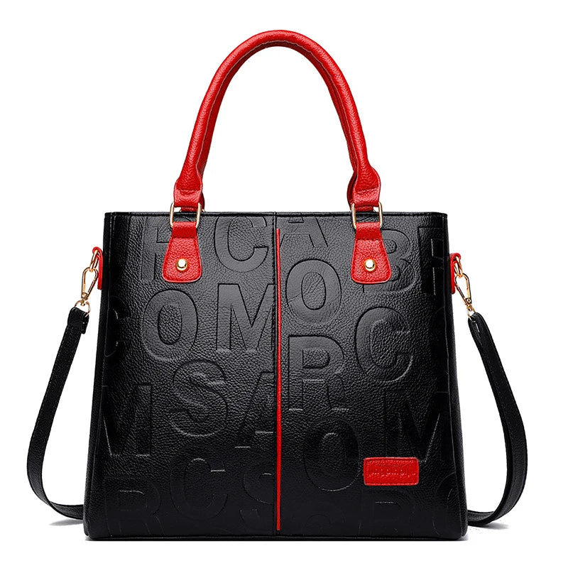 Noverlla™ Luxury Everyday Tote – Large Capacity PU Leather Crossbody Bag for Modern Women