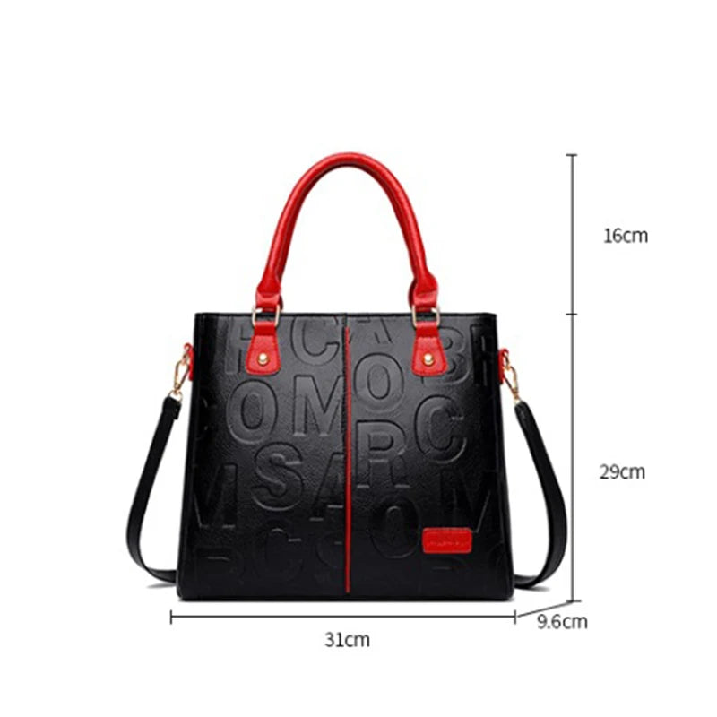 Noverlla™ Luxury Everyday Tote – Large Capacity PU Leather Crossbody Bag for Modern Women