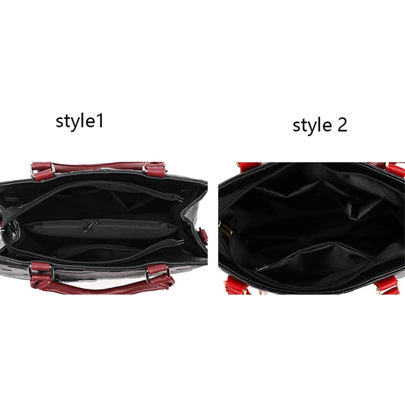 Noverlla™ Luxury Everyday Tote – Large Capacity PU Leather Crossbody Bag for Modern Women
