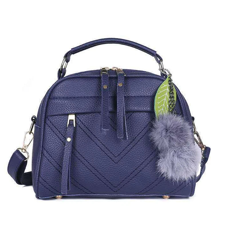 Luxury Women's Shoulder Bag – Embroidered Large Capacity Tote with Tassel
