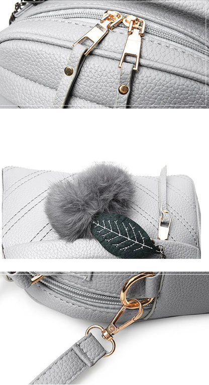 Luxury Women's Shoulder Bag – Embroidered Large Capacity Tote with Tassel