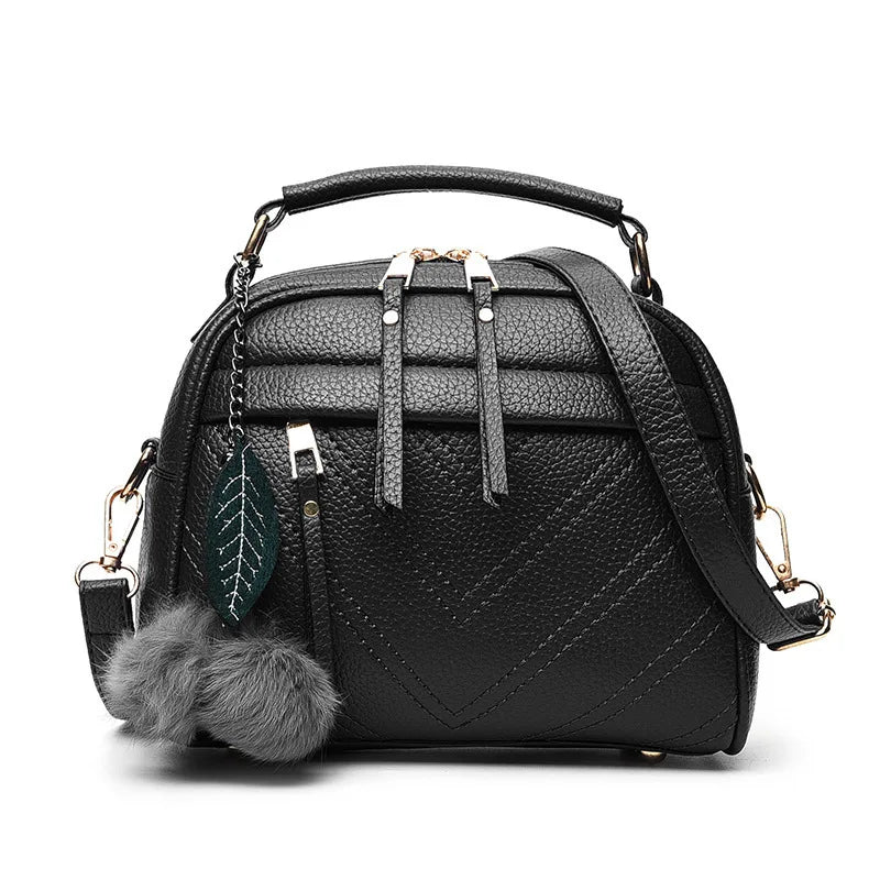 Luxury Women's Shoulder Bag – Embroidered Large Capacity Tote with Tassel