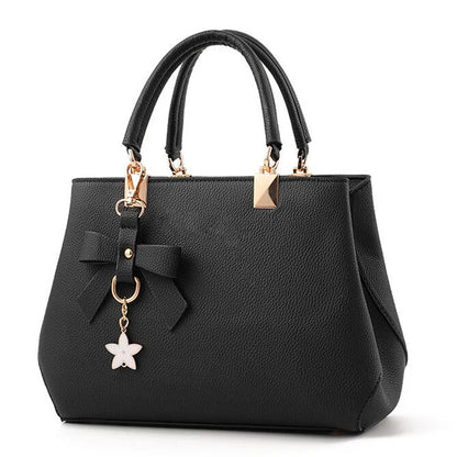 Luxury Women's Shoulder Bag – Embroidered Large Capacity Tote with Tassel