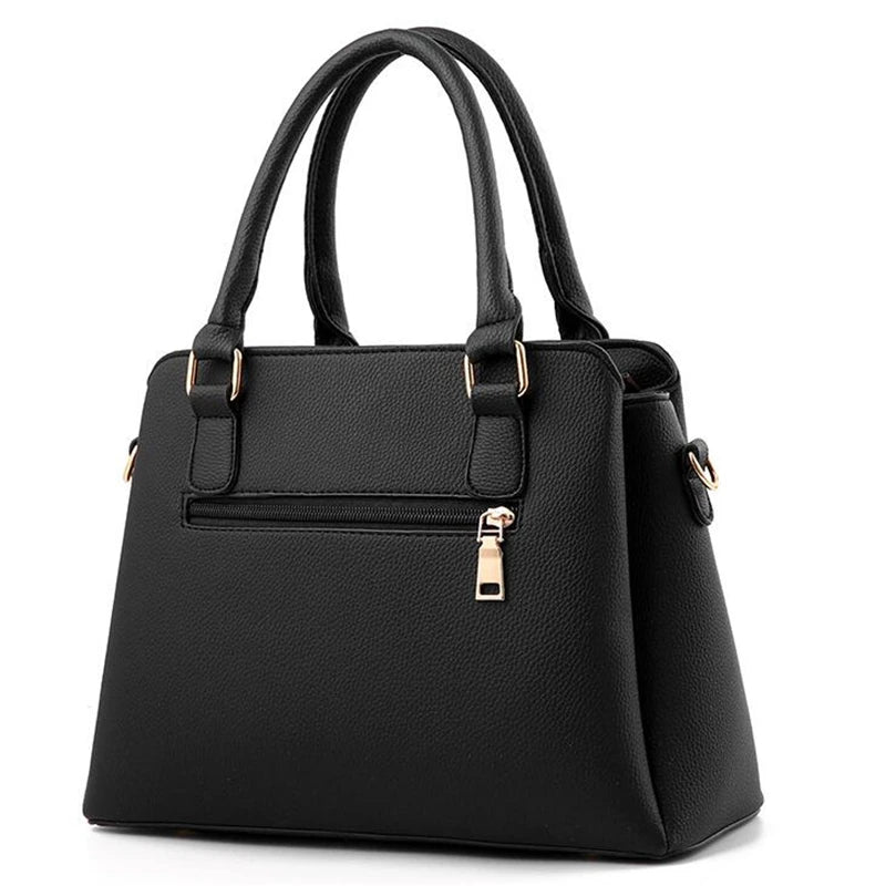 Luxury Women's Shoulder Bag – Embroidered Large Capacity Tote with Tassel
