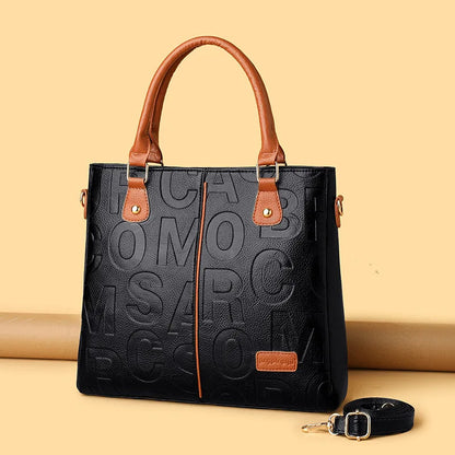 Noverlla™ Luxury Everyday Tote – Large Capacity PU Leather Crossbody Bag for Modern Women