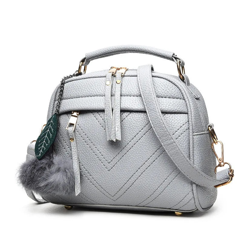 Luxury Women's Shoulder Bag – Embroidered Large Capacity Tote with Tassel