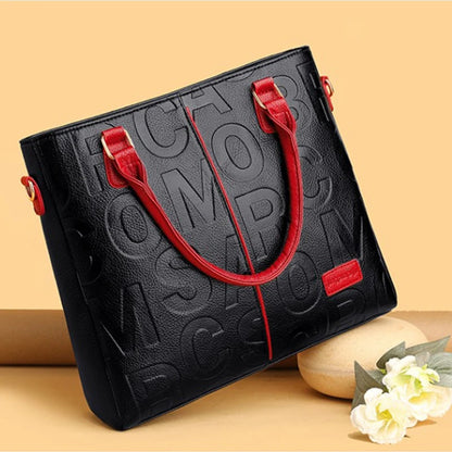 Noverlla™ Luxury Everyday Tote – Large Capacity PU Leather Crossbody Bag for Modern Women
