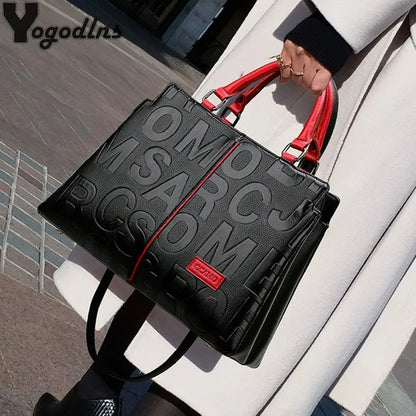 Noverlla™ Luxury Everyday Tote – Large Capacity PU Leather Crossbody Bag for Modern Women