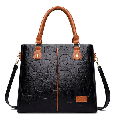 Noverlla™ Luxury Everyday Tote – Large Capacity PU Leather Crossbody Bag for Modern Women