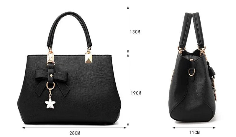 Luxury Women's Shoulder Bag – Embroidered Large Capacity Tote with Tassel