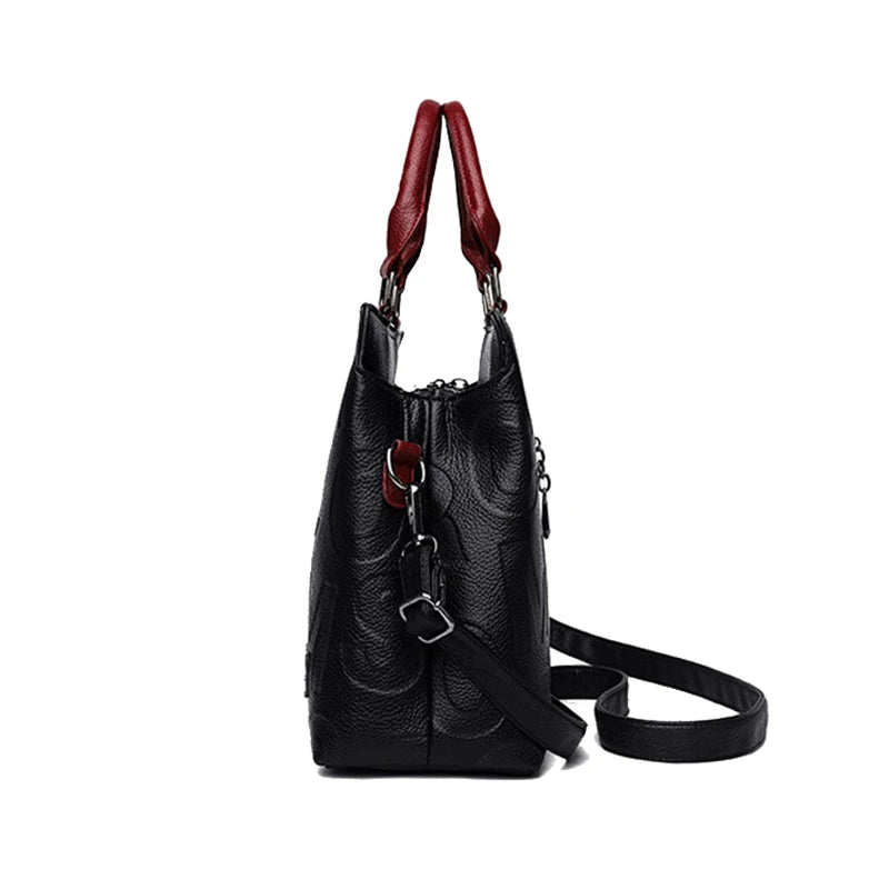 Noverlla™ Luxury Everyday Tote – Large Capacity PU Leather Crossbody Bag for Modern Women