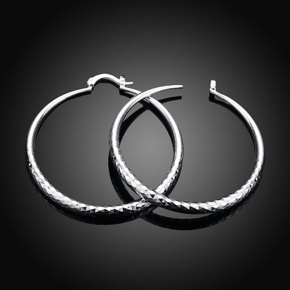 Noverlla™ Luxury 925 Sterling Silver Hoop Earrings | Timeless Everyday Elegance
