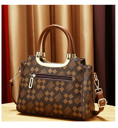 Noverlla™ Vintage PU Leather Crossbody Bag – Elegant Retro Shoulder Handbag for Women