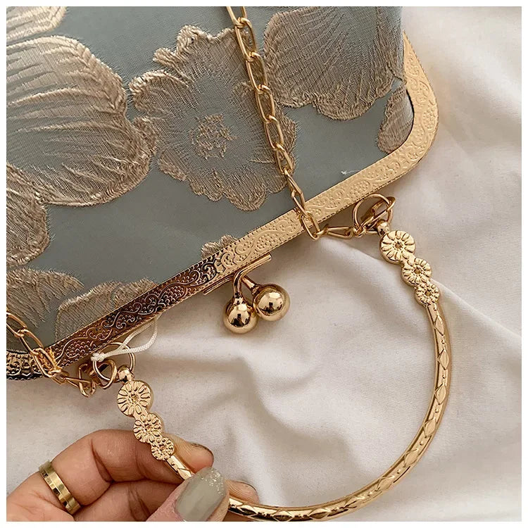 Luxury Glitter Clutch Bag for Women – Evening Party & Wedding Handbag with Chain