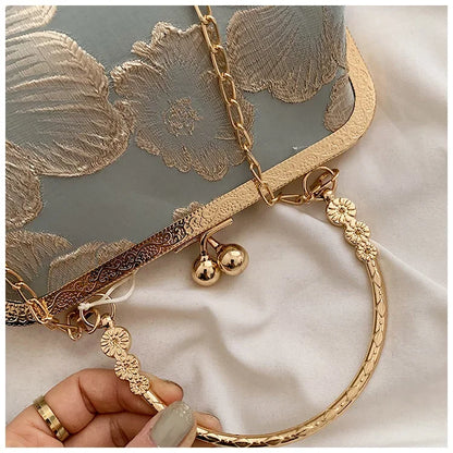 Luxury Glitter Clutch Bag for Women – Evening Party & Wedding Handbag with Chain