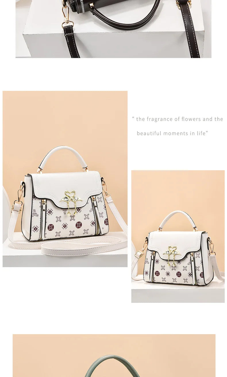 Elegant Designer Shoulder Bag for Women 2026 – Luxury Square Fashion Handbag