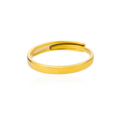 Noverlla™ Luxury Gold Stainless Steel Ring | Timeless Elegance for Women