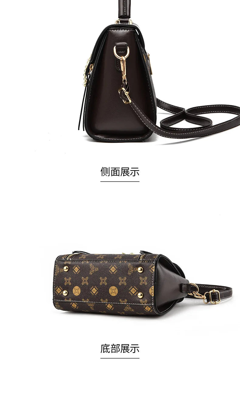 Elegant Designer Shoulder Bag for Women 2026 – Luxury Square Fashion Handbag