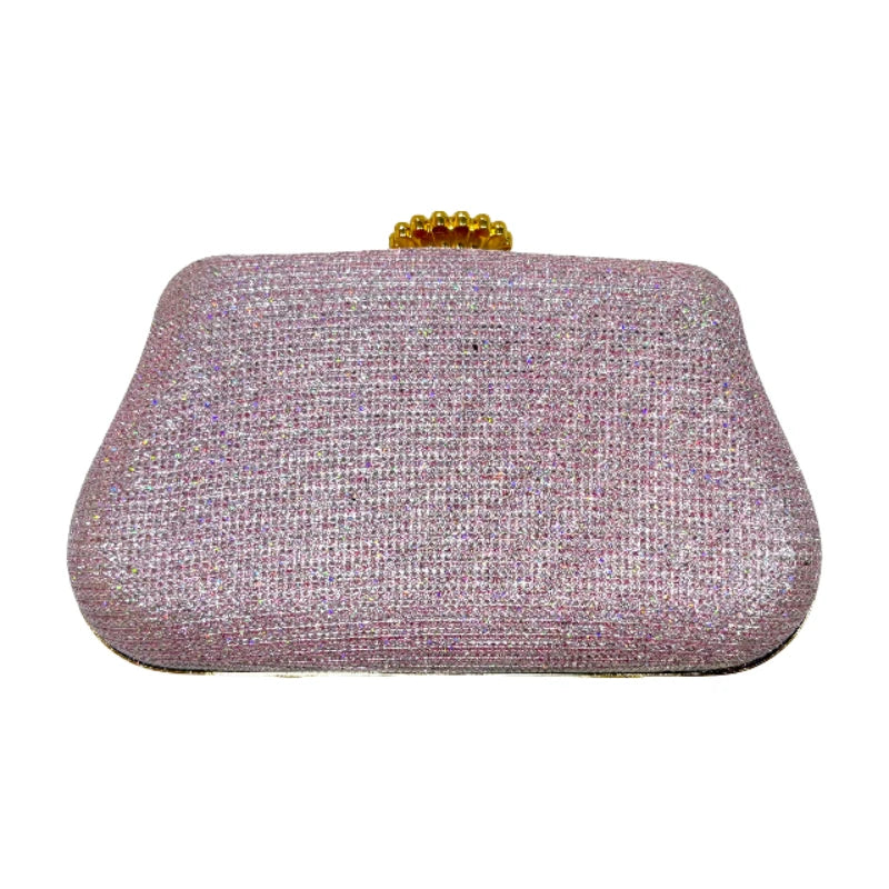 Luxury Glitter Clutch Bag for Women – Evening Party & Wedding Handbag with Chain