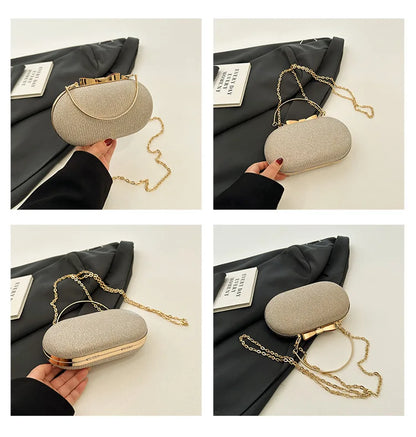 Elegant Sequined Chain Evening Bag – Women’s Party Handbag