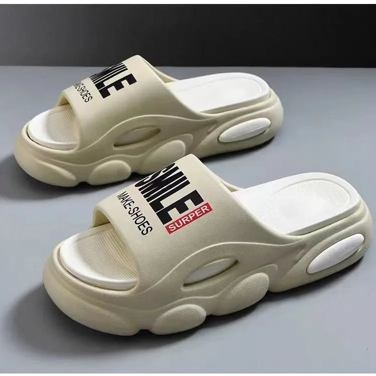 Noverlla™ Men's Thick Sole Slides – Ultra-Light Anti-Slip Summer Sandals