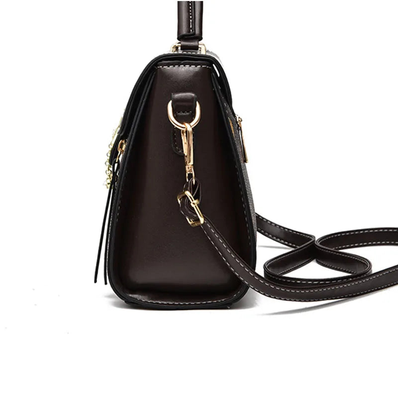 Elegant Designer Shoulder Bag for Women 2026 – Luxury Square Fashion Handbag