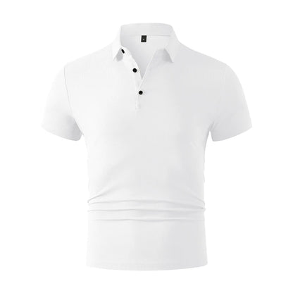 Noverlla™ Modern Casual Polo Shirt – Lightweight Breathable Summer Top for Men