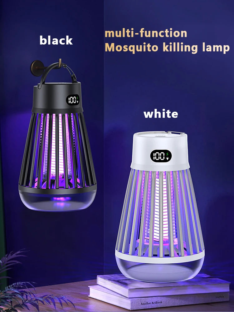 **Noverlla™ USB Rechargeable 2-in-1 Electric Mosquito Killer Lamp – Portable Indoor & Outdoor Bug Zapper**