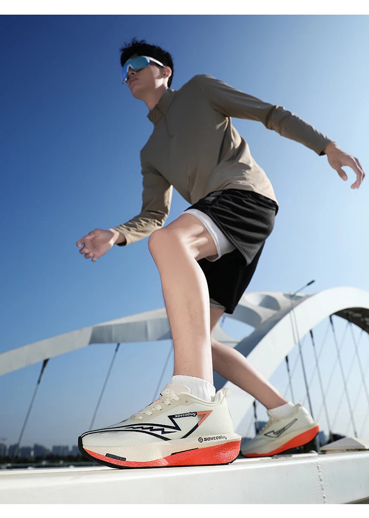 Noverlla™ Carbon Plate Running Shoes – Lightweight Breathable Athletic Sneakers for Men & Women