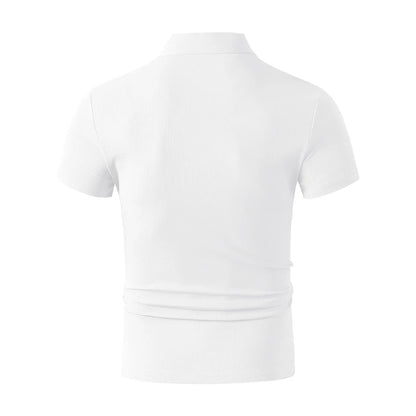 Noverlla™ Modern Casual Polo Shirt – Lightweight Breathable Summer Top for Men