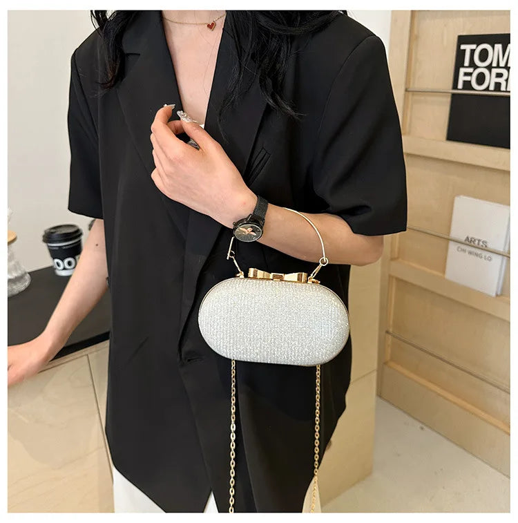 Elegant Sequined Chain Evening Bag – Women’s Party Handbag