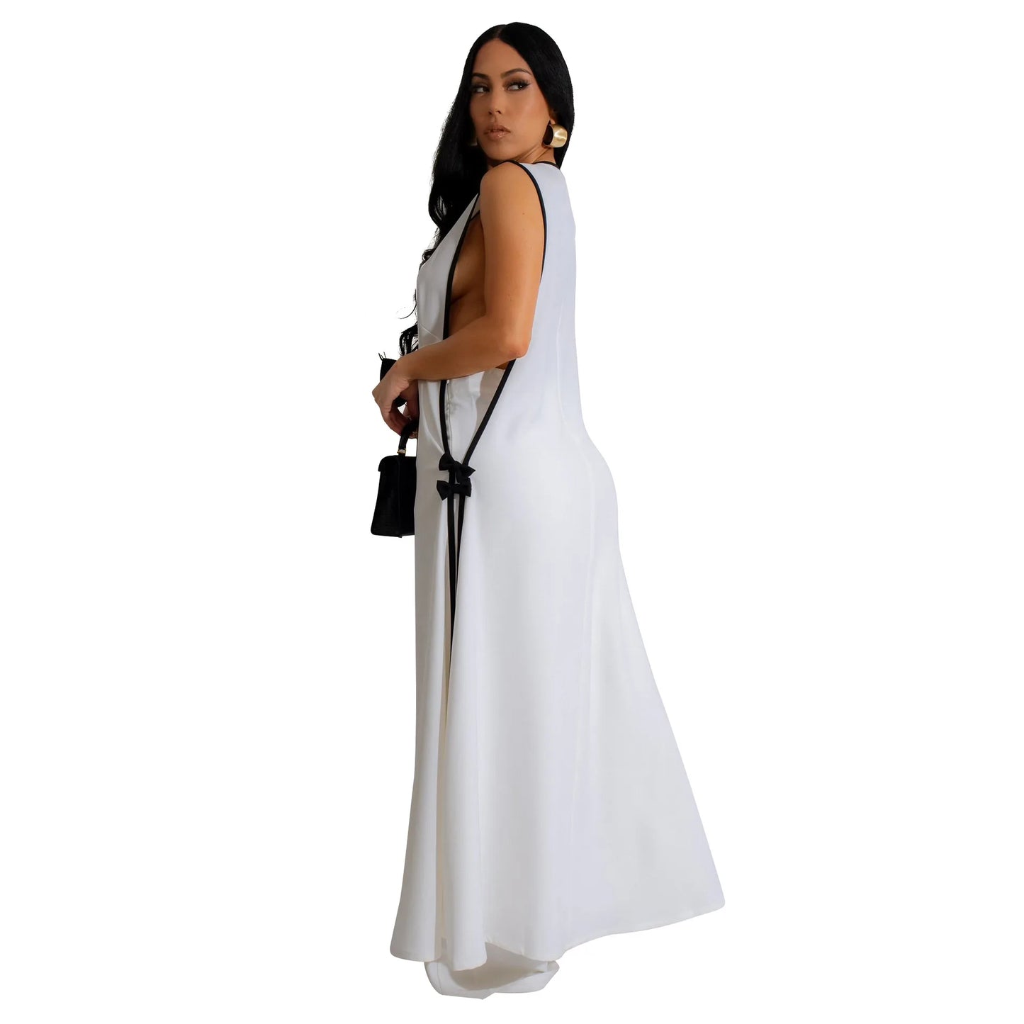 Women's Elegant Two-Piece Matching Set – Sleeveless Vest & Wide-Leg Ankle Pants | Chic Work & Casual Outfit