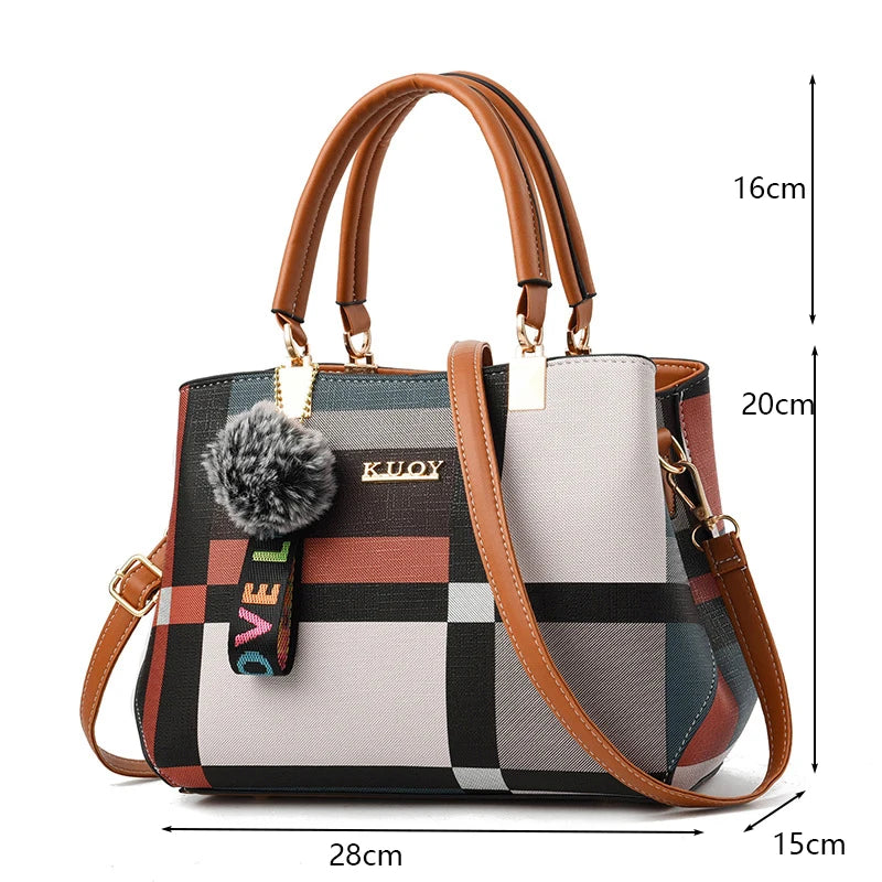 Noverlla™ Luxury Everyday Tote – Large Capacity PU Leather Crossbody Bag for Modern Women