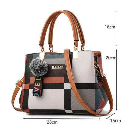 Noverlla™ Luxury Everyday Tote – Large Capacity PU Leather Crossbody Bag for Modern Women