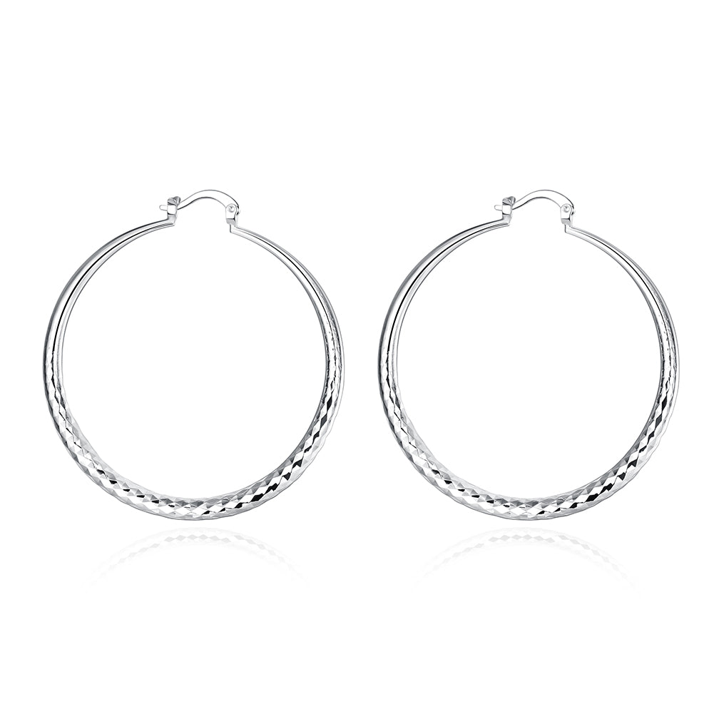 Noverlla™ Luxury 925 Sterling Silver Hoop Earrings | Timeless Everyday Elegance