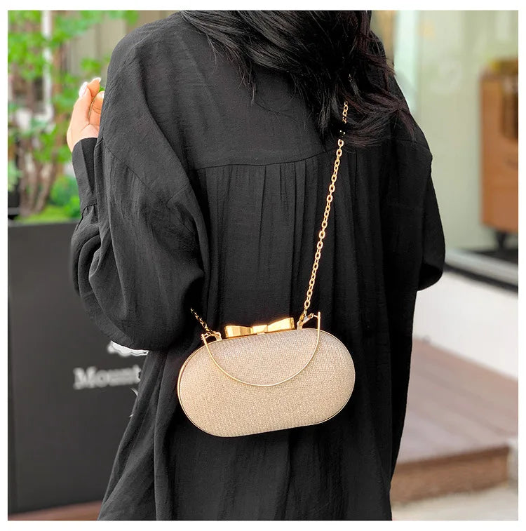 Elegant Sequined Chain Evening Bag – Women’s Party Handbag