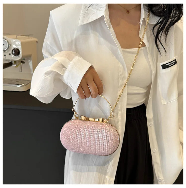 Elegant Sequined Chain Evening Bag – Women’s Party Handbag