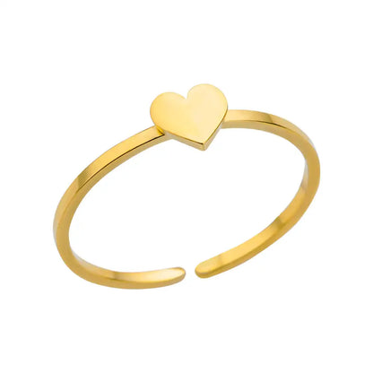 Noverlla™ Luxury Gold Stainless Steel Ring | Timeless Elegance for Women