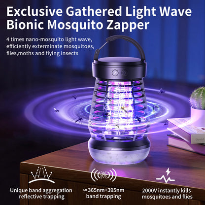 **Noverlla™ USB Rechargeable 2-in-1 Electric Mosquito Killer Lamp – Portable Indoor & Outdoor Bug Zapper**