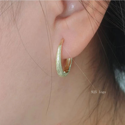 Silver Star Circle Earrings for Women – Sparkling Fashion Jewelry Gift